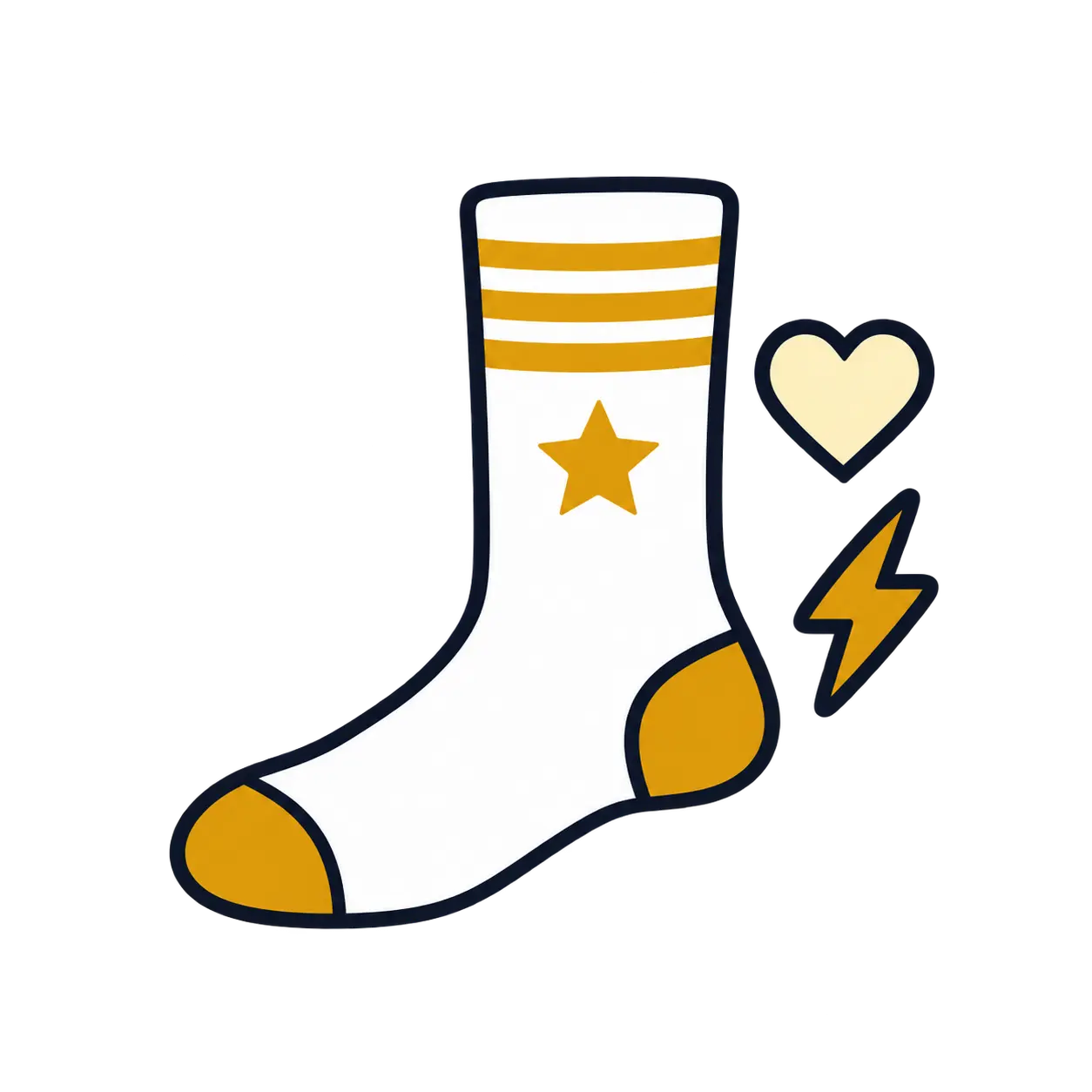 Designing stripes and symbols on socks