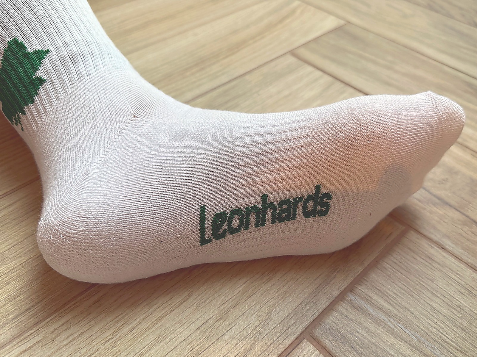 Personalisierte Socke mit Spruch auf Sohle