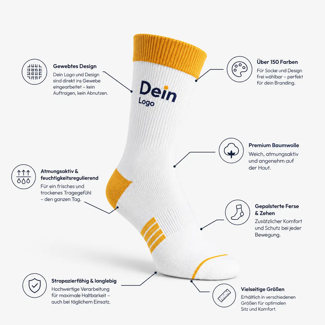 Personalisierte Sportsocken