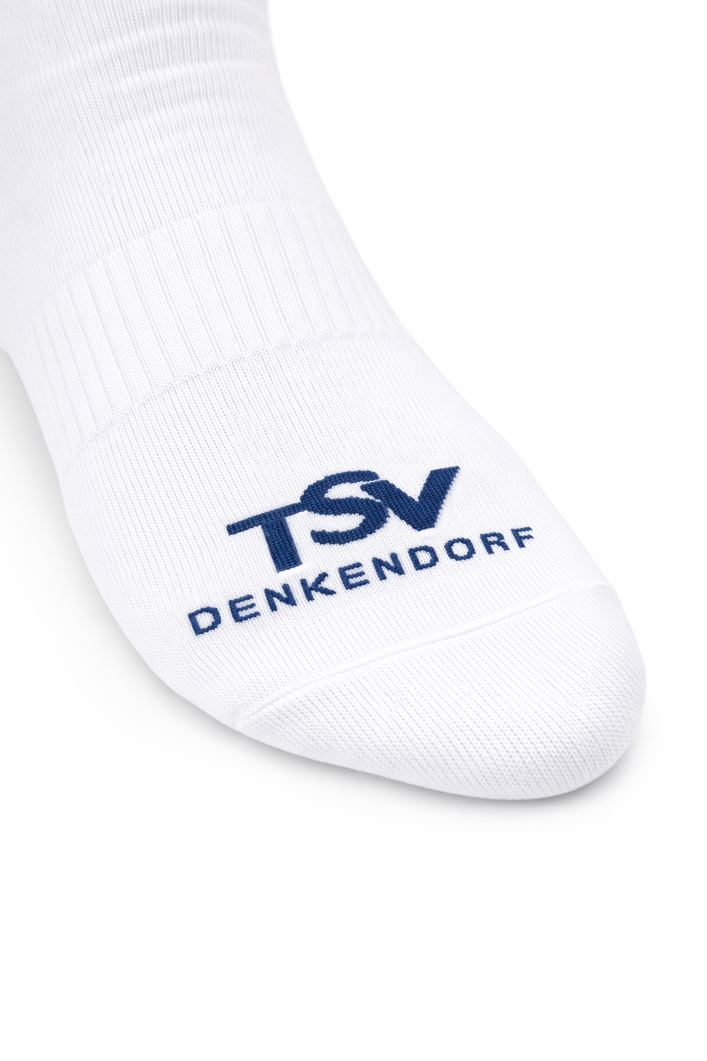 TSV Denkendorf Logo auf dem Spann der personalisierten Sportsocke