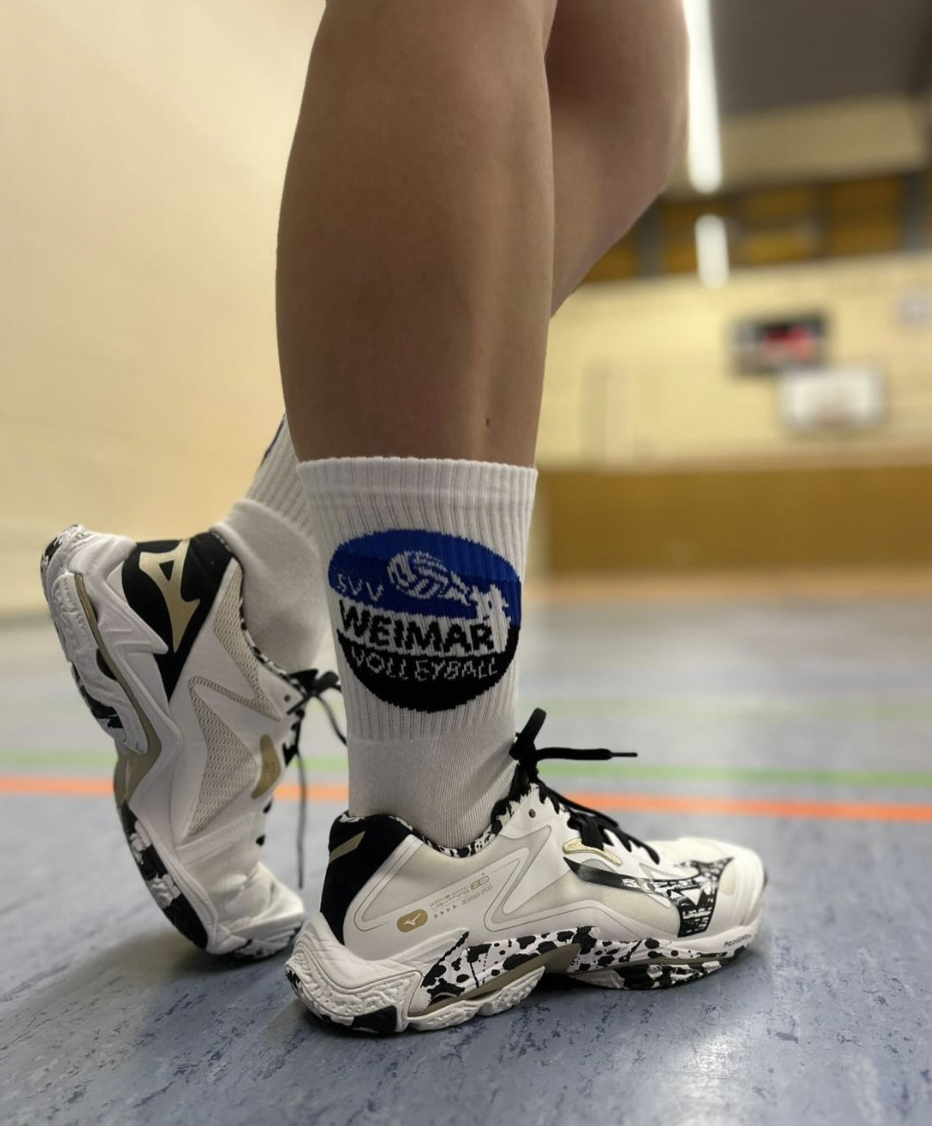 SVV Weimar Volleyball Vereinssocken mit eingewebtem Vereinswappen